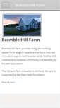 Mobile Screenshot of bramblehillfarm.com